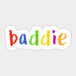 baddie Sticker